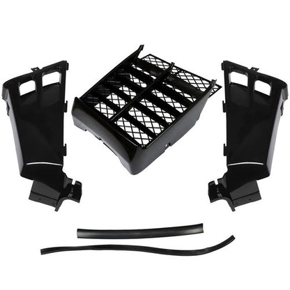 Solid Spare Radiator Cover Grill Gas Tank Side Covers Black For Yamaha Banshee 350 1987-2006