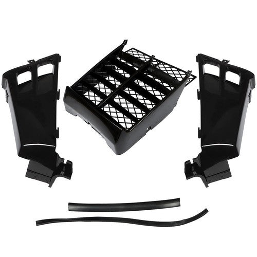 Solid Spare Radiator Cover Grill Gas Tank Side Covers Black For Yamaha Banshee 350 1987-2006