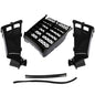Solid Spare Radiator Cover Grill Gas Tank Side Covers Black For Yamaha Banshee 350 1987-2006