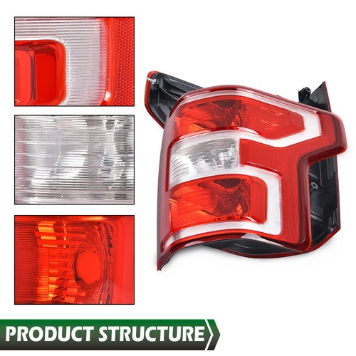 Solid Spare Fit For 2018-2020 Ford F-150 Pickup Rear Tail Lights Brake Lamps w/o Bulbs