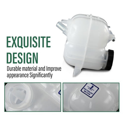 Solid Spare Coolant Reservoir Tank Fit For 2015-2017 Chrysler 200 2014-2018 Jeep Cherokee