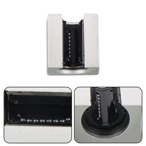 Solid Spare 2Pcs SBR12-400mm Linear RAIL Slide Shaft Rod Guide + 4Pcs SBR12UU Sliders