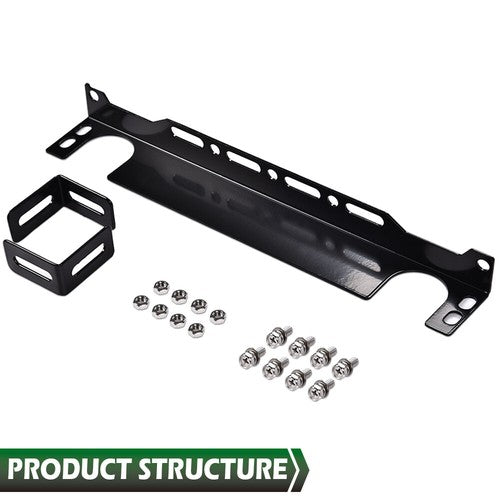 Solid Spare Universal Aluminum Mounting Bracket Short Engine Oil Cooler Radiator Adapter