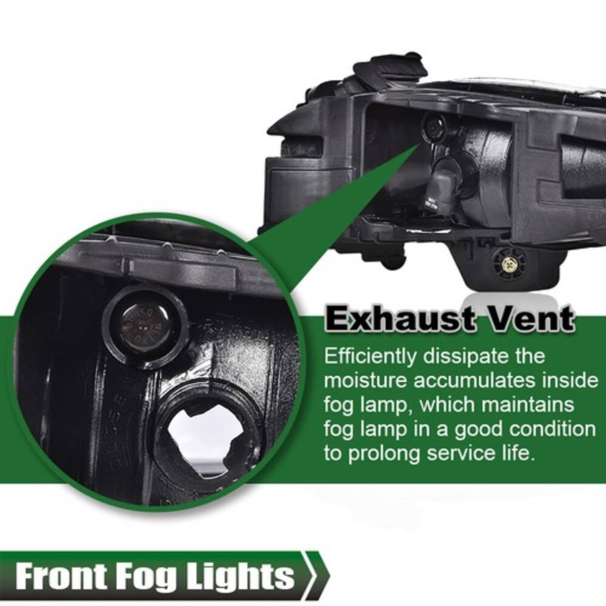 Solid Spare Smoke Bumper Fog Lights Driving Lamps Left+Right Fit For 11-13 Hyundai Sonata