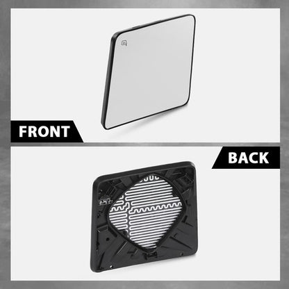 Solid Spare Fit For 08-16 Ford F250 F350 F450 Super Duty Upper Heated Tow Mirror Glass Left