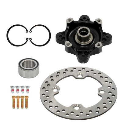 Solid Spare Wheel Hub & Bearing Kit For Polaris 5137659 5137539 5137127 5254999 5251565
