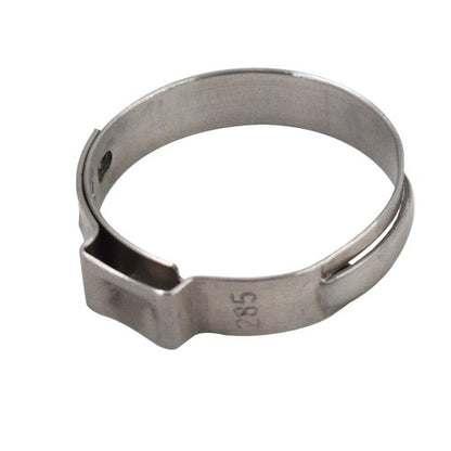 Solid Spare 1" 50pcs Stainless Steel Clamp Cinch Ring Crimp Pinch Fitting Tubing
