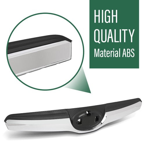 Solid Spare Fit For 14-16 Subaru Forester Front Bumper Upper Grille Trim Grill Black Chrome