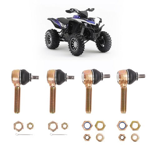 Solid Spare Front Upper Lower Galvanized Steel A Arm Ball Joints For Yamaha Raptor 700 660