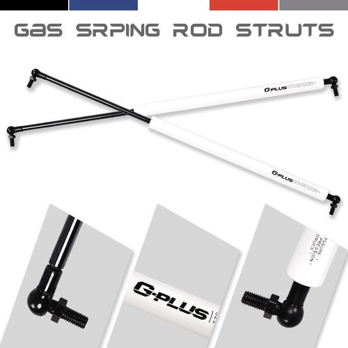 Solid Spare Fit For 04-2008 Toyota Solara Front Hood Lift Supports Strut Shocks Spring White
