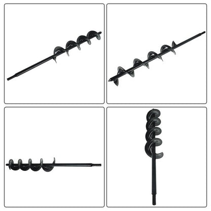 Solid Spare Auger Drill Bit 3" x 24" Garden Plant Flower Bulb Rapid Planter Spiral