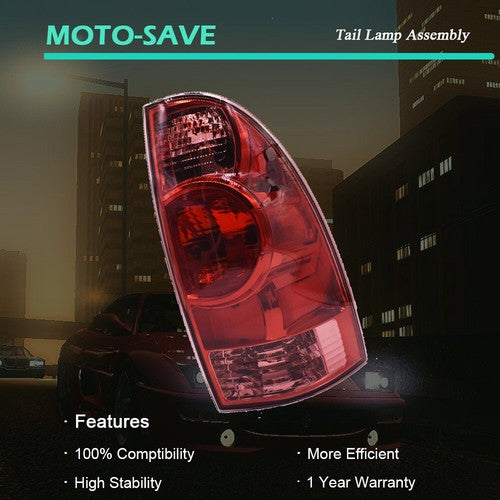 Solid Spare Taillights For Toyota Tacoma 2005-2015 Tail Light Replacement Lamp Single Right