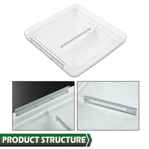 Solid Spare 3 Pack 14"X14" RV Replacement Roof Vent Cover White Camper (Trailer) Vent Cover