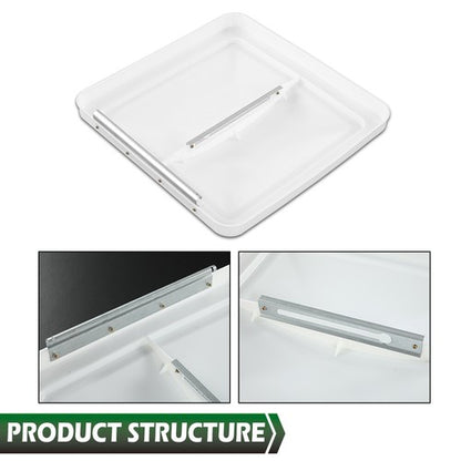 Solid Spare 3 Pack 14"X14" RV Replacement Roof Vent Cover White Camper (Trailer) Vent Cover