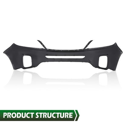 Solid Spare Front Bumper Cover w/ Fog Light Hole KI1000164 Fit For 2014-2015 Kia Sorento