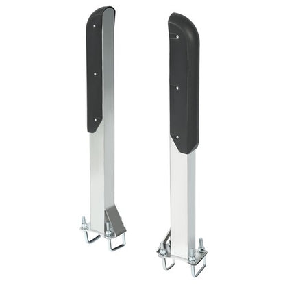 Solid Spare Fits for 2" Trailer Frames Pair of Zinc-Plated Pontoon Boat Trailer Guide On