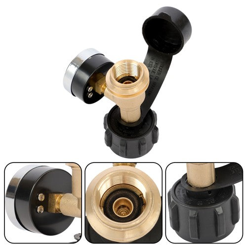 Solid Spare 4-PCS QCC1 Inflation Joint Gas Tank Copper Converter Head POL Joint Propane