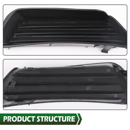 Solid Spare Fit For 2007-2009 Toyota Camry Front Bumper Insert Fog Light Cover Right Side