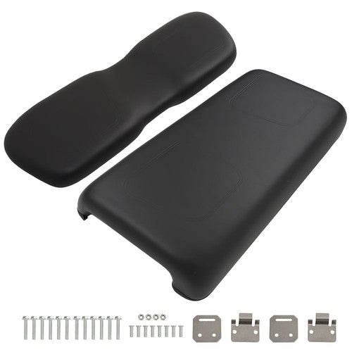 Solid Spare For Club Car DS 2000.5-Up Golf Cart Front Seat Lean Back and Bottom Cushion Set