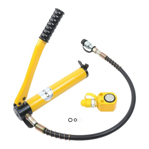 Solid Spare 5 Ton Hydraulic Jack Power Ram Kit and CP-180 Manual Hydraulic Hand Pump