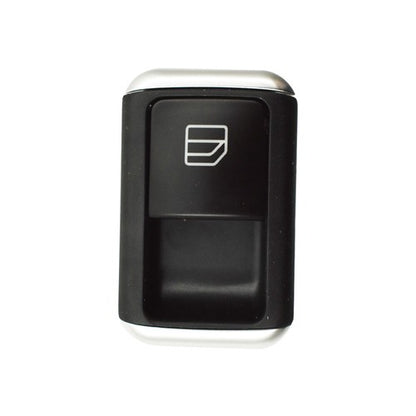 Solid Spare Compatible For 06-18 Mercedes-Benz B C E series Black Glass Lifter Single Switch