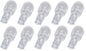 Solid Spare 10 Pack 12V 7W T5 Wedge Base Low Voltage Bulbs 12XT5-12V-7W- NEW