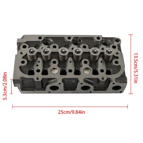 Solid Spare New Full Cylinder Head Assy With Vavel + Full Gasket Kit For Kubota D782 Engine