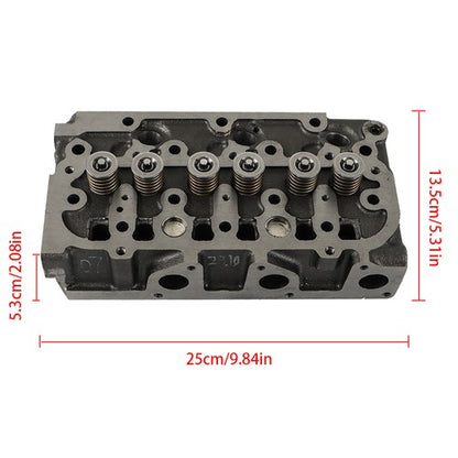 Solid Spare New Full Cylinder Head Assy With Vavel + Full Gasket Kit For Kubota D782 Engine