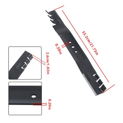 Solid Spare 2 Pack 22'' Mulching Lawn Mower Blades For Toro 20008 131-4547-03 108-9764-03