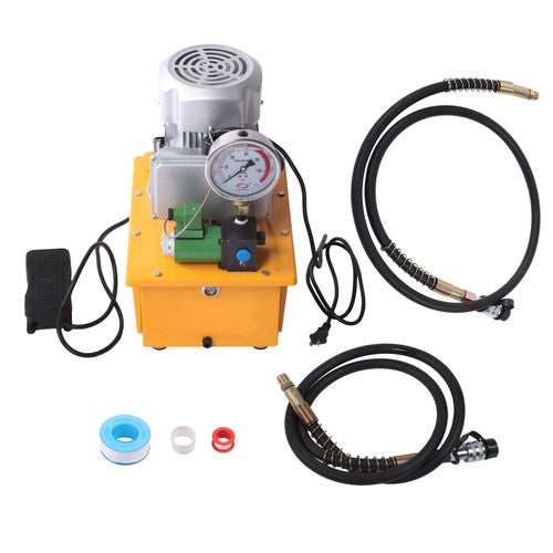 Solid Spare 10000 PSI Single Acting Electric Hydraulic Pump 8L Solenoid Valve 110V