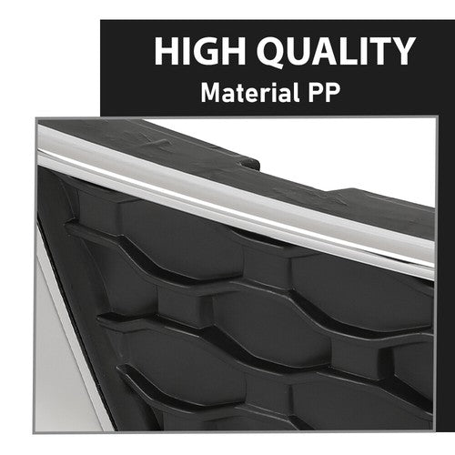 Solid Spare Fit For 2019-2023 Jeep Renegade Front Bumper Fog Light Cover Lamp Trim Pair