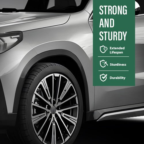 Solid Spare Front Left+Right Fender Flare Wheel Arch Molding Fit For 2016-2022 BMW X1
