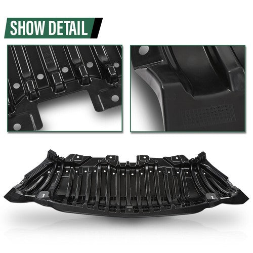 Solid Spare Fit For 16-21 Mercedes-Benz C300 Front Engine Splash Shield Guard Under Cover