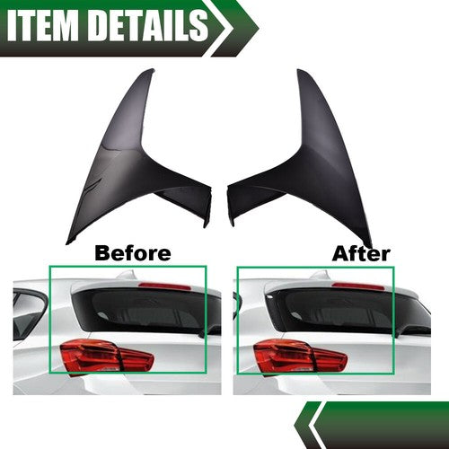 Solid Spare Fit For 12-18 BMW 3 Series F31 Touring Wagon Rear Window Spoiler Wing LH RH