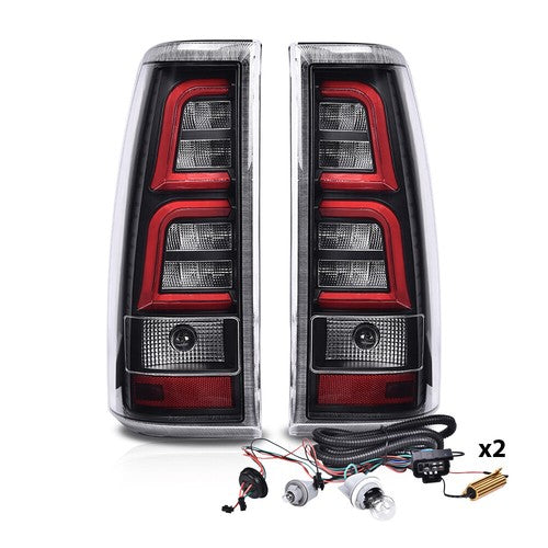 Solid Spare LED Tube Tail Lights Brake Lamps Fit For 99-06 Chevy Silverado GMC Sierra