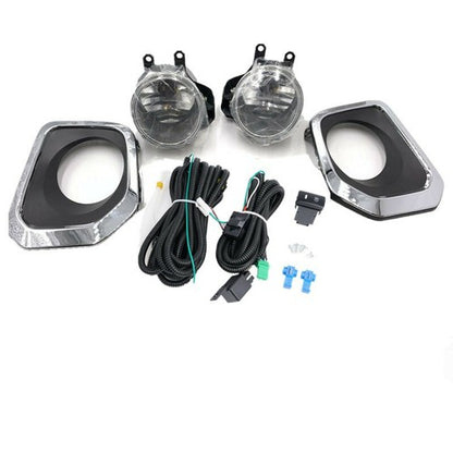 Fit 2016-2022 Toyota Tacoma SR SR5 Front Halogen Fog Lights Lamps w/Wiring