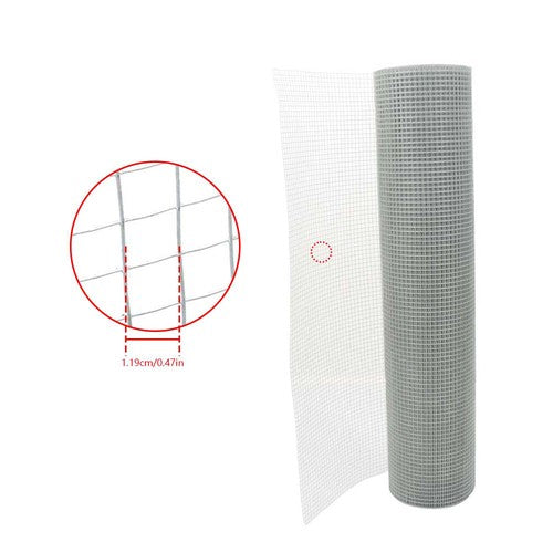 Solid Spare 1/2 inch Welded Wire Mesh Chicken Wire Poultry Fence Hardware Cloth 48" x 100FT