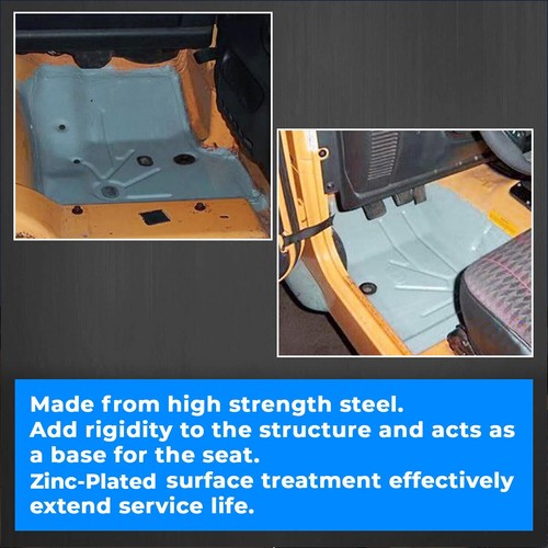 Solid Spare For Jeep Wrangler TJ 2D 1997-2006 New Steel Front Driver Passenger Floor Pans