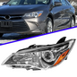 Left Headlights For 2015 2016 2017 Toyota Camry Driver Side Headlamps Halogen