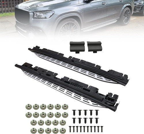 Pair of Running Boards/Side Steps For Mercedes-Benz GLS X167 (2020-2024) L & R