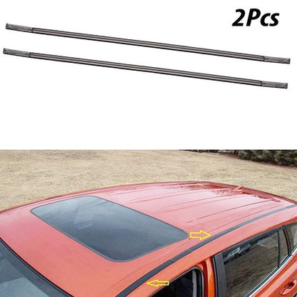 For 2008-2013 Toyota Corolla Black Roof Trim Molding Kit 2PCS
