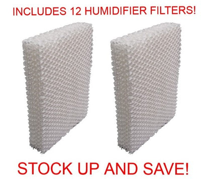 Solid Spare EFP Humidifier Filter for Vornado 221 232 421 432 (12-Pack)