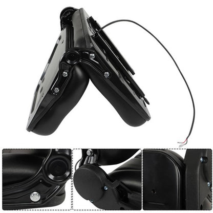 Solid Spare PVC Universal Fold Down Forklift Seat with Adjustable Angle Back Tractor