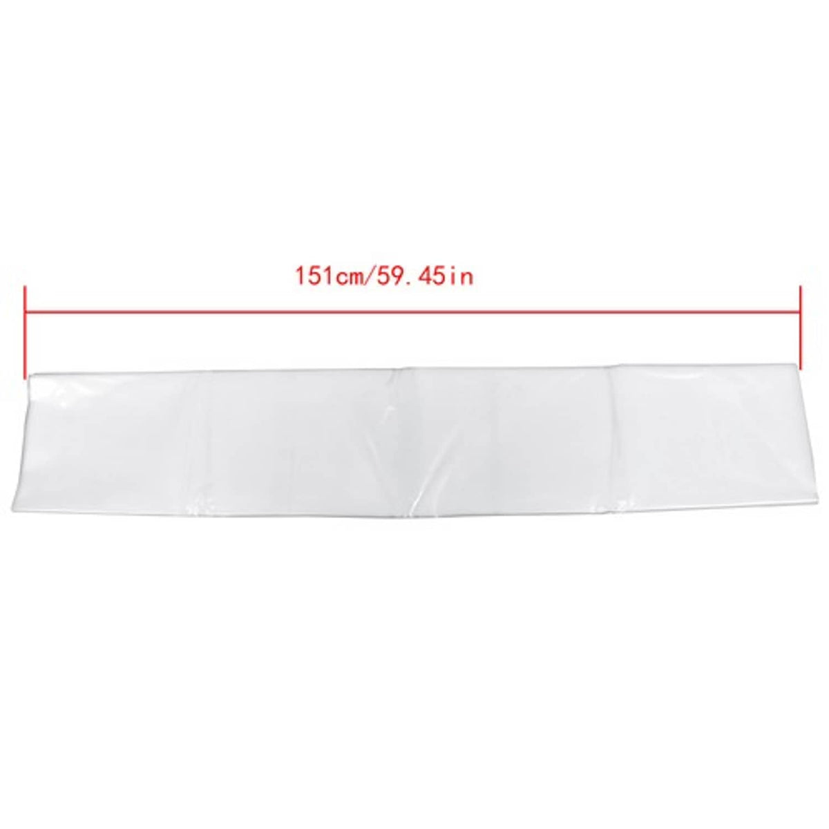 Solid Spare Clear Greenhouse Plastic Sheeting - 6 mil UV Resistant Polyethylene 10 × 15 FT