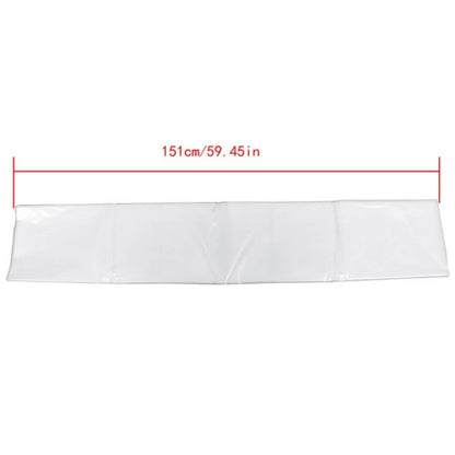Solid Spare Clear Greenhouse Plastic Sheeting - 6 mil UV Resistant Polyethylene 10 × 15 FT