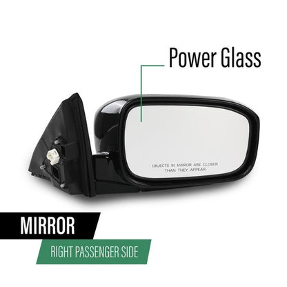 Solid Spare Fit For 2003-2007 Honda Accord Manual Folding Power Mirror Right Passenger Side