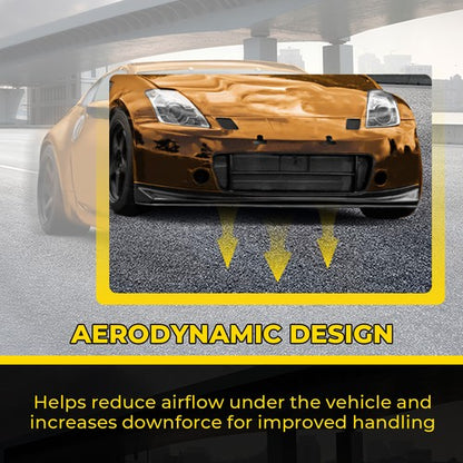 Solid Spare For 2003-2005 Nissan 350Z Z33 JDM Style NS N PP Front Bumper Chin Lip Body Kit