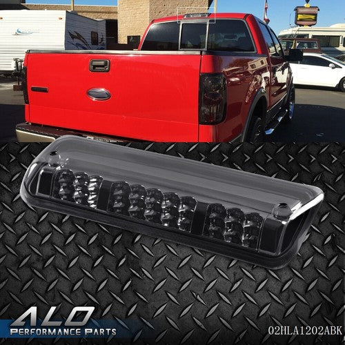 Solid Spare Fit For 04-2008 F150/Explorer Black Housing Rear 3rd Brake Cargo LED Tail Light