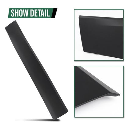 Solid Spare Side Door Body Molding Trim Front Left Side Fit For 2014-2023 Jeep Cherokee