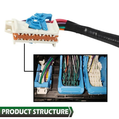 Solid Spare Fit For 14-21 GM Upfitter Chevy GMC Junction Block Connector W/ Aux Switches